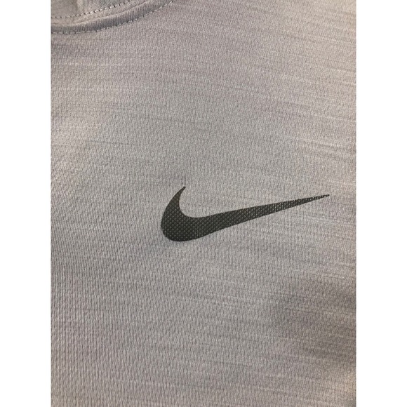 Nike Dri-FIT Men's Gray 1/4 Zip Long Sleeve Athletic Pullover Shirt Size M - Picture 5 of 9